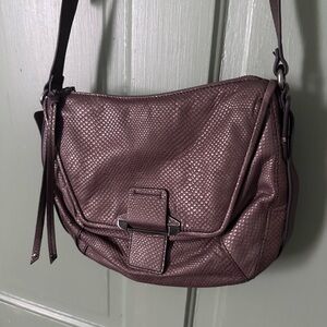 Vintage Kooba crossbody bag snakeskin print